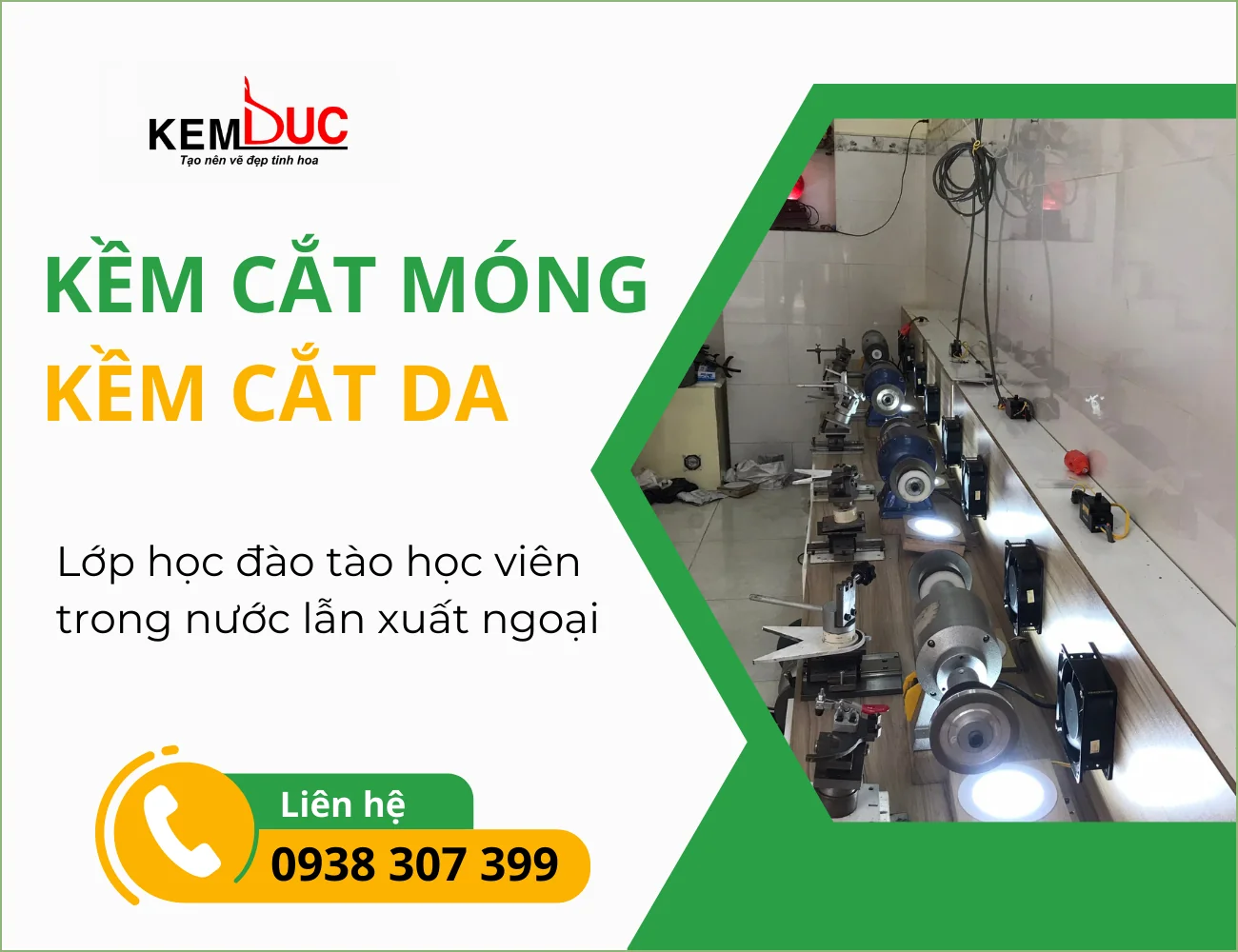 CHIÊU ĐÃI HẤP DẪN KHI THAM GIA KHÓA HỌC MÀI KỀM TẠI CÔNG TY TNHH PHƯƠNG OANH